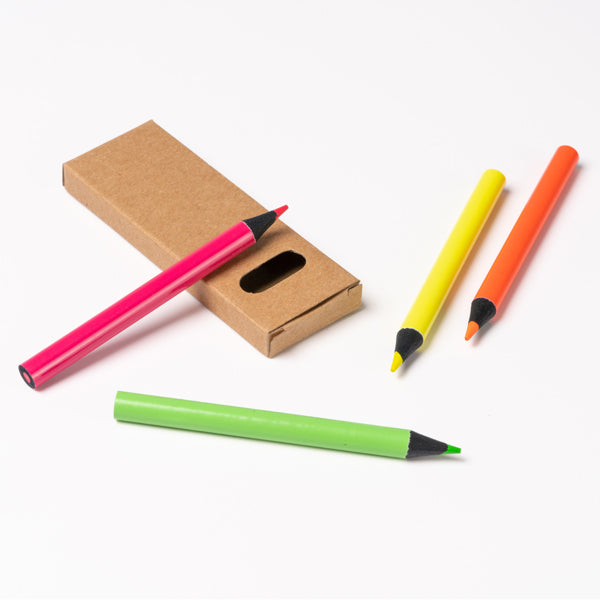 Set de creioane fluorescente ATM MARGA – 1763, imagine 3