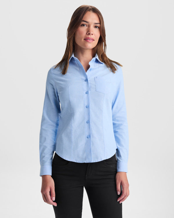 Cămașă ATM OXFORD WOMAN – Alb [01]