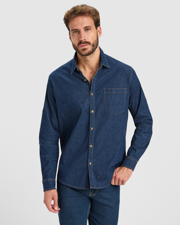 Cămașă ATM LUJAN – Blue jeans [143]