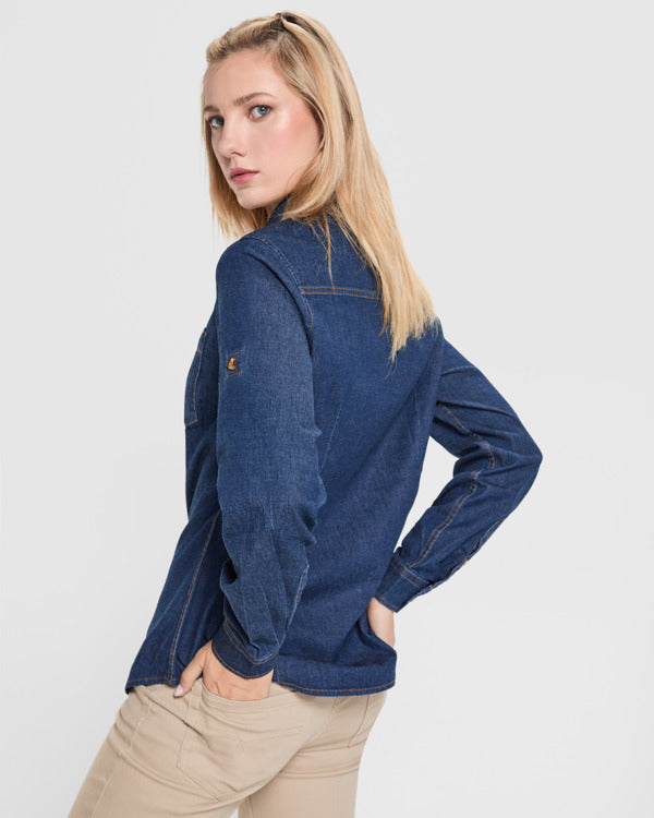 Cămașă ATM LUJAN WOMAN – Blue jeans [143]