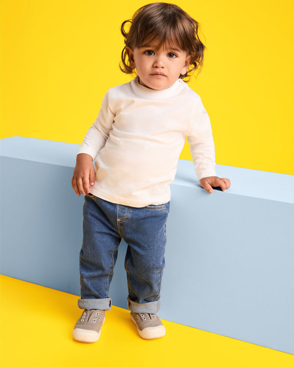 Tricou ATM BABY L/S – Alb [01]