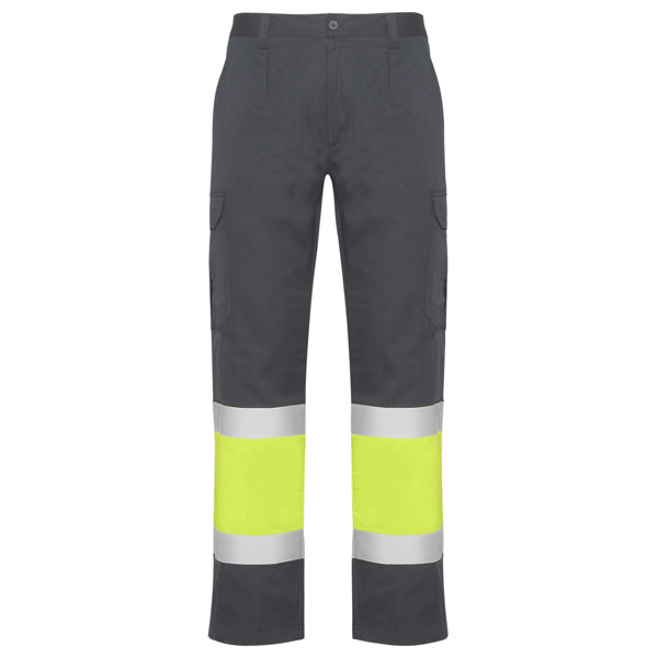 Pantaloni de înaltă vizibilitate ATM NAOS – Plumb/galben fluor [23221]