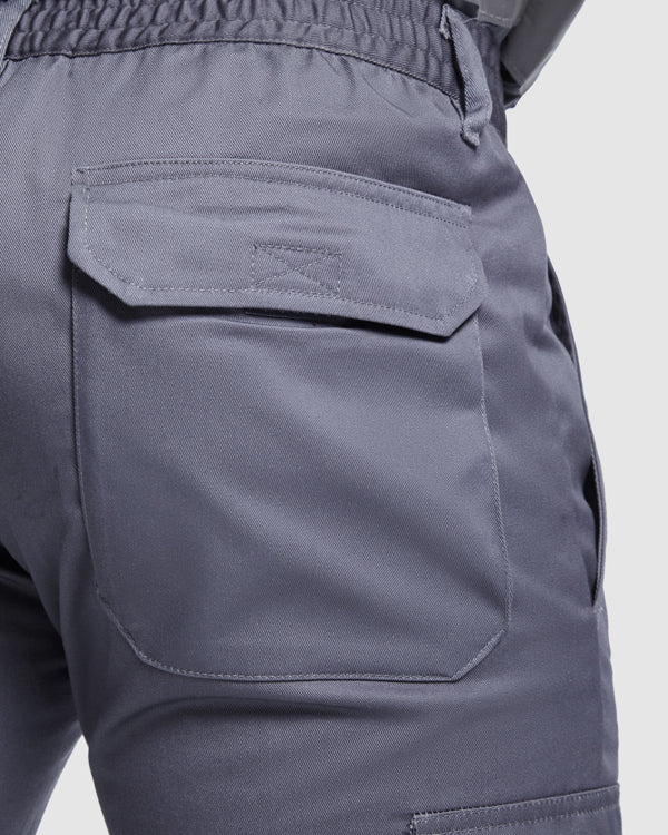 Pantaloni de înaltă vizibilitate ATM SOAN – Plumb/galben fluor [23221]