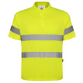 Tricou polo de înaltă vizibilitate ATM POLARIS – Galben fluor [221]