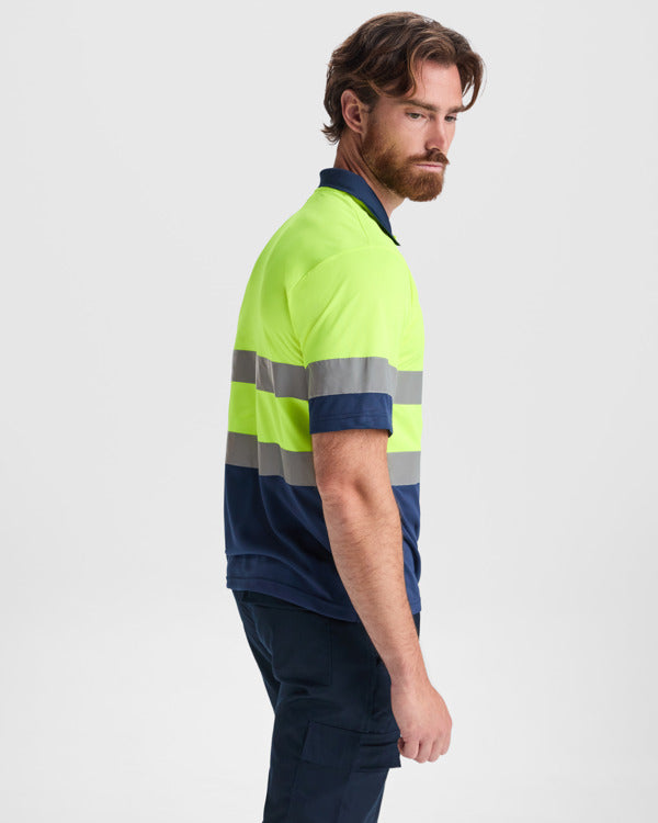 Tricou polo de înaltă vizibilitate ATM POLARIS – Galben fluor [221]