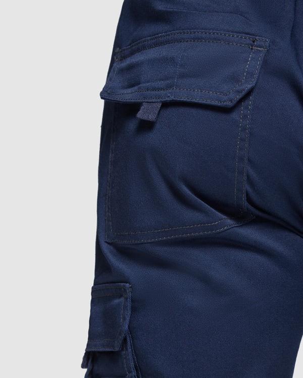 Pantaloni de înaltă vizibilitate ATM DAILY STRETCH HV – Plumb/galben fluor [23221]