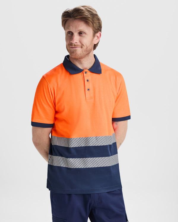 Tricou polo de înaltă vizibilitate ATM ATRIO – Galben fluor [221]