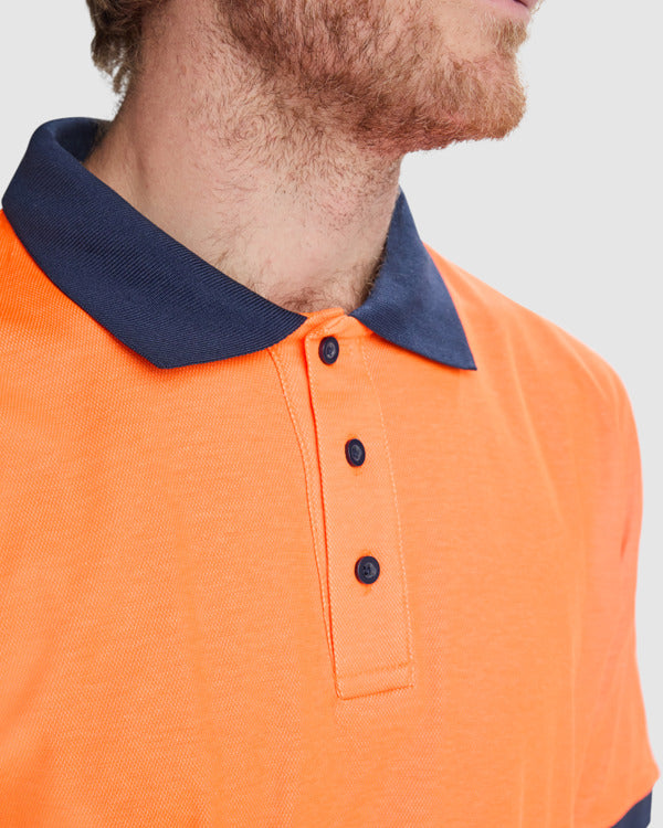 Tricou polo de înaltă vizibilitate ATM ATRIO – Galben fluor [221]