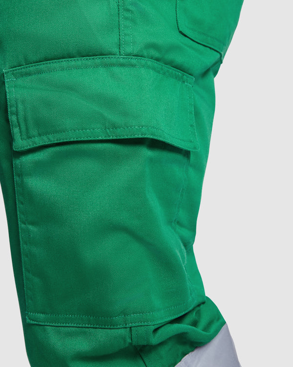 Pantaloni de înaltă vizibilitate ATM ENIX – Plumb/galben fluor [23221]