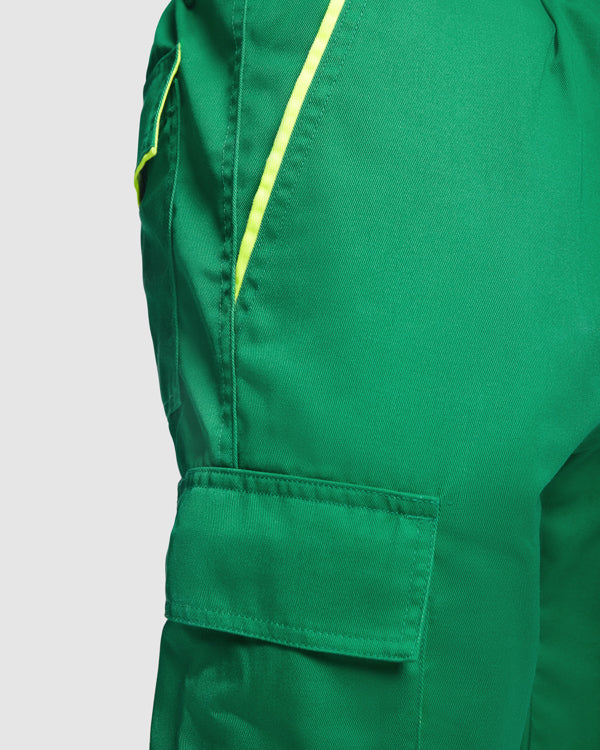 Pantaloni de înaltă vizibilitate ATM ENIX – Plumb/galben fluor [23221]