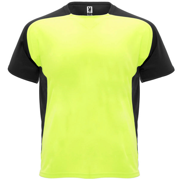 Tricou ATM BUGATTI – 6399 – Galben Fluor/Negru [22102]