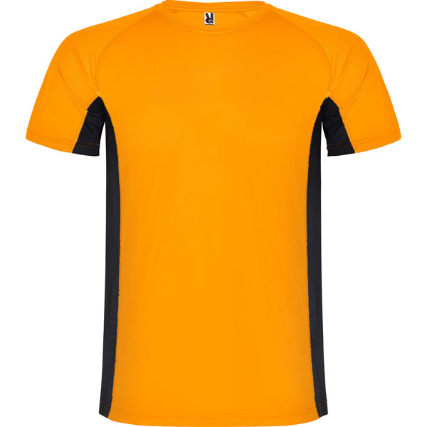 Tricou ATM SHANGHAI – 6595 – Portocaliu fluorescent/Negru [22302]