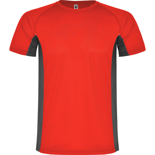 Tricou ATM SHANGHAI – 6595 – Roșu/Plumb Închis [6046]