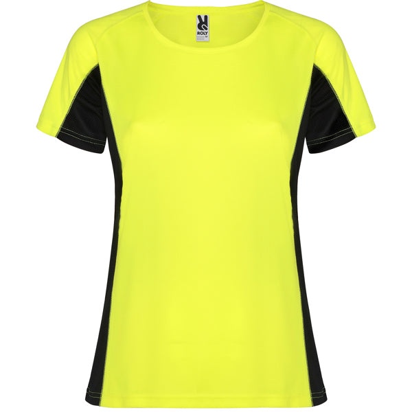Tricou ATM SHANGHAI WOMAN – 6648 – Galben Fluor/Negru [22102]