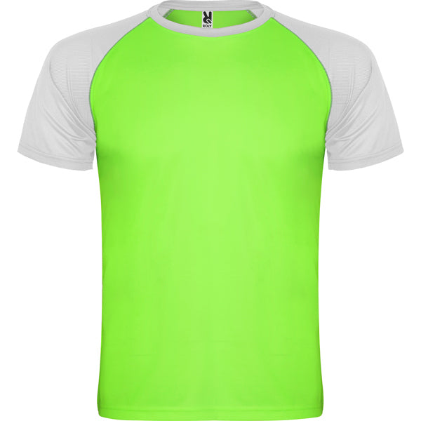 Tricou ATM INDIANAPOLIS – 6650 – Verde fluorescent/Alb [22201]
