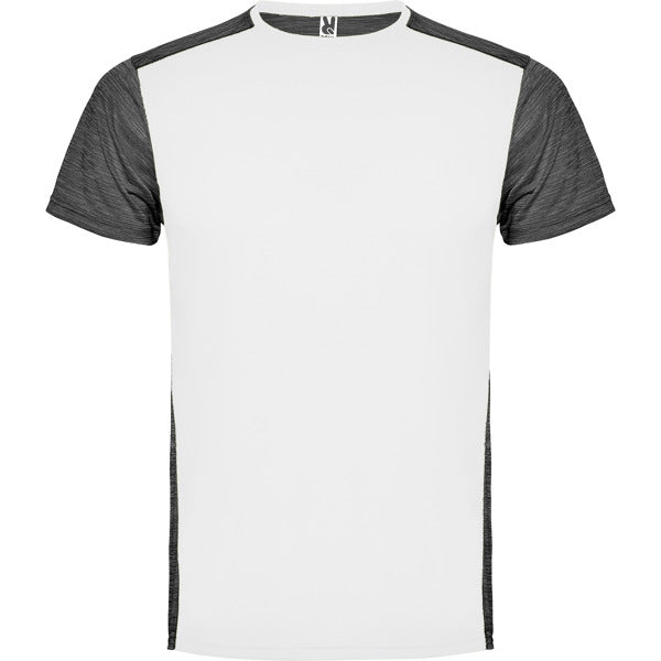 Tricou ATM ZOLDER – 6653 – Alb/Negru Melanj [01243]