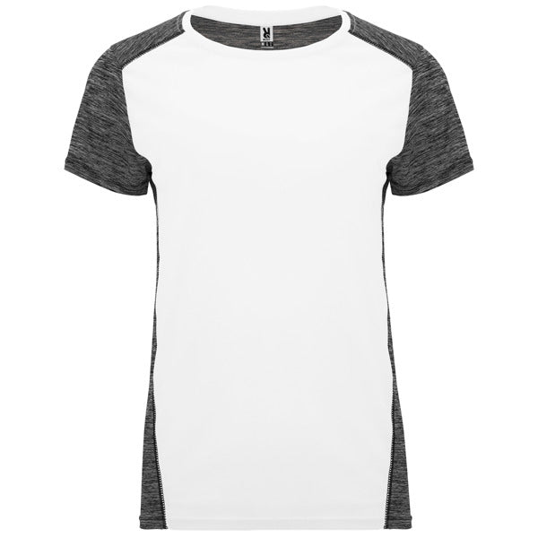 Tricou ATM ZOLDER WOMAN – 6663 – Alb/Negru Melanj [01243]