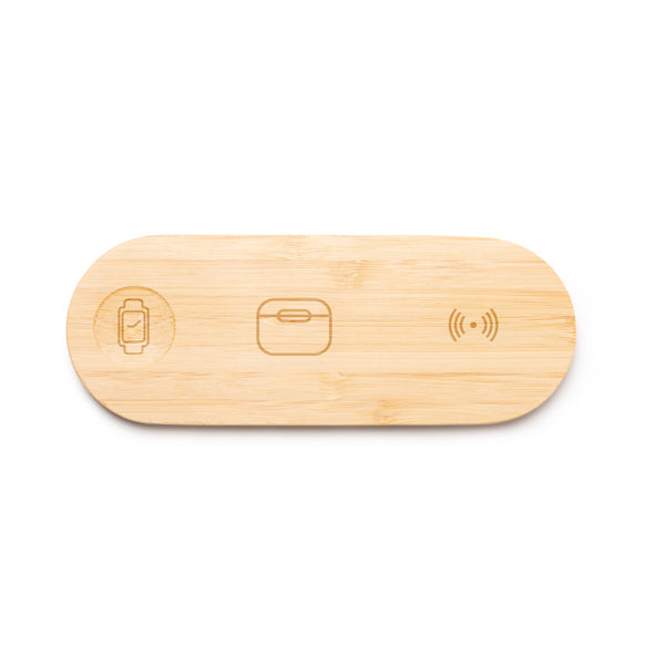 Stație de încărcare wireless 3 în 1 ATM FERGUS – 1524 pentru personalizare – imagine 1