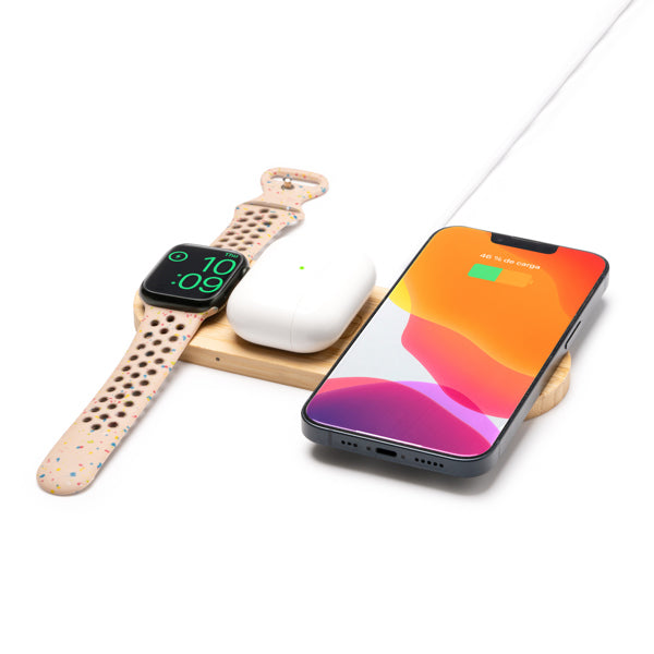 Stație de încărcare wireless 3 în 1 ATM FERGUS – 1524 pentru personalizare – imagine 4