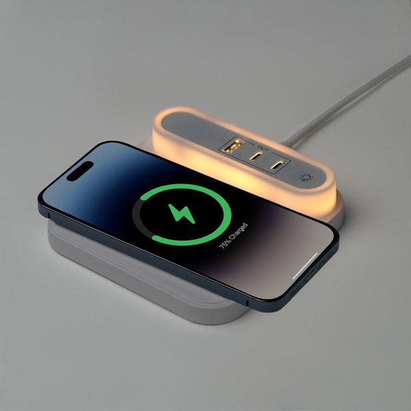 Lampă cu încărcător wireless ATM TITANUS – 1833 pentru personalizare – fotografie 3