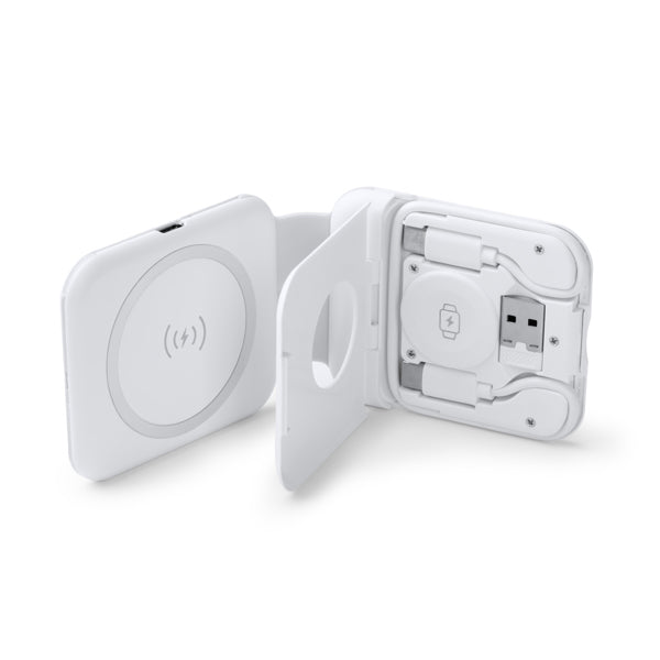 Încărcător wireless pliabil 3 în 1 ATM LAREDO – 1884 pentru personalizare – fotografie 1