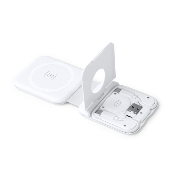 Încărcător wireless pliabil 3 în 1 ATM LAREDO – 1884 pentru personalizare – fotografie 4