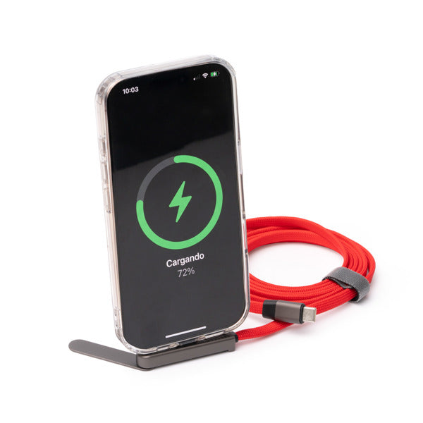 Cablu USB-C cu suport pentru telefon ATM PRYOR – 2055 pentru personalizare – fotografie 3