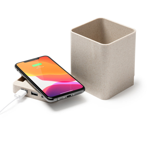 Suport pentru pixuri cu încărcător wireless ATM MELBUX – 2995 pentru personalizare