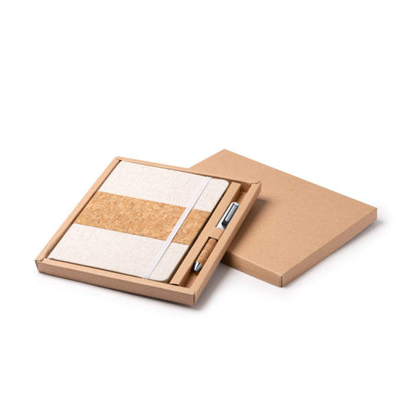 Set de agendă A5 și pix ATM BERET – 1323 pentru personalizare