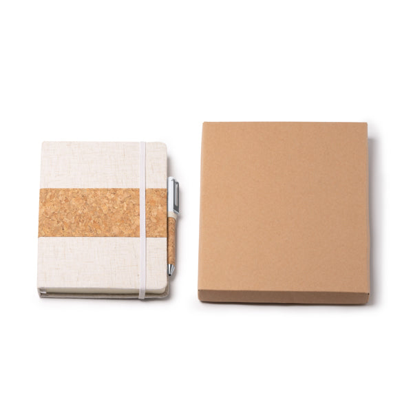 Set de agendă A5 și pix ATM BERET – 1323 pentru personalizare