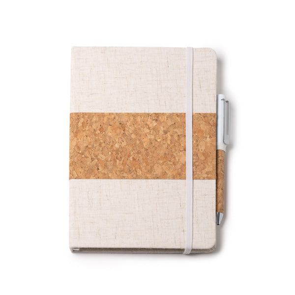 Set de agendă A5 și pix ATM BERET – 1323 pentru personalizare