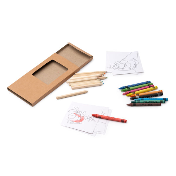 Set de colorat pentru copii ATM PATLEY – 1874 pentru personalizare