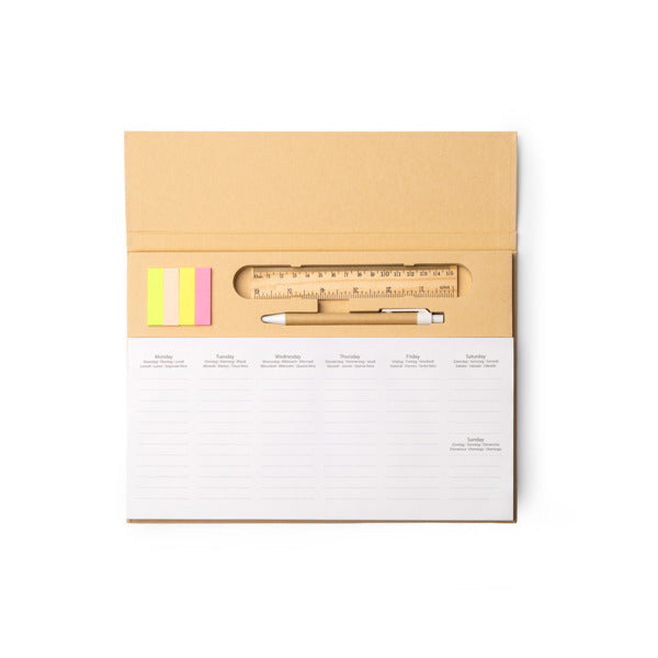 Planificator săptămânal cu set de scris ATM DAIBER – 2061 pentru personalizare