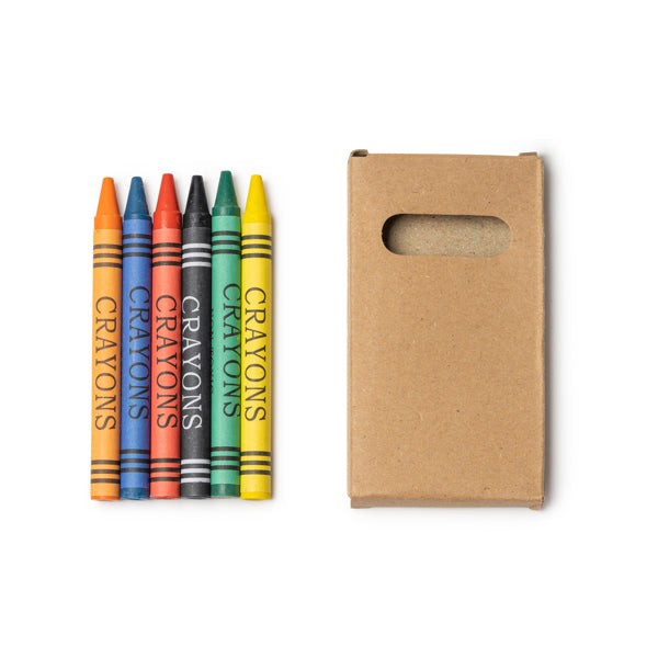 Set de șase creioane de ceară ATM BOREAL – 8000 pentru personalizare