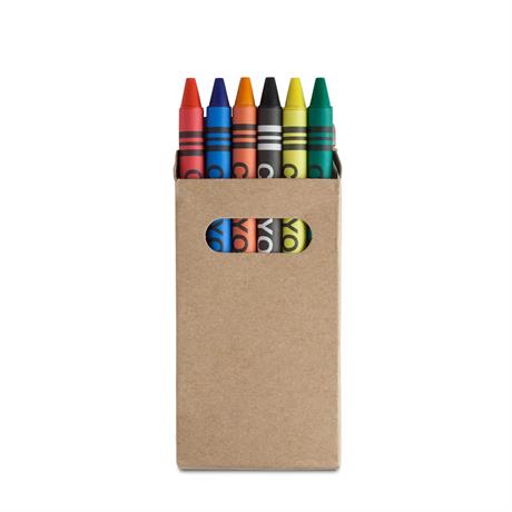 Set de șase creioane de ceară ATM BOREAL – 8000 pentru personalizare