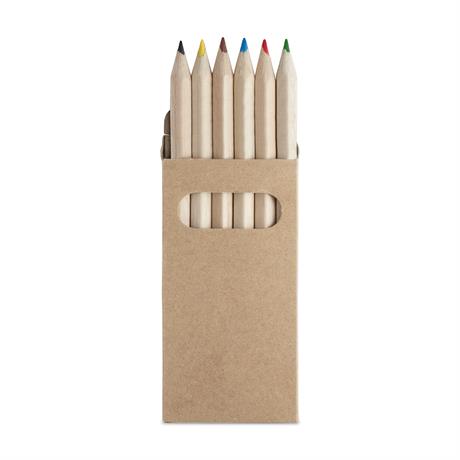 Set de șase creioane colorate ATM AMAZONIA – 8001 pentru personalizare