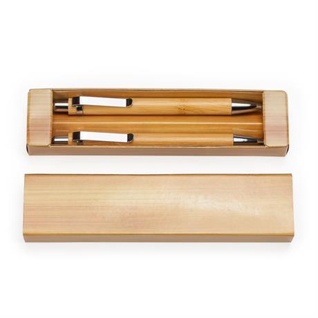 Set de pix și creion mecanic din bambus ATM KIOTO – 8036 pentru personalizare