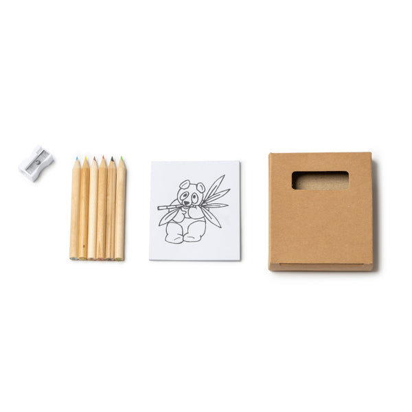 Set de colorat pentru copii ATM TILOS – 8049 pentru personalizare