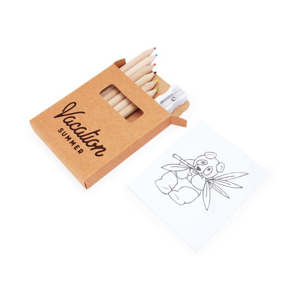 Set de colorat pentru copii ATM TILOS – 8049 pentru personalizare