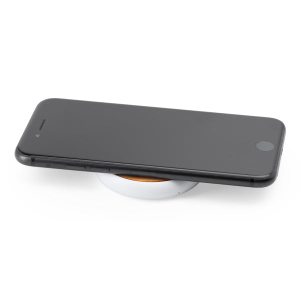 Încărcător wireless din bambus ATM SOYUZ – 3018 pentru personalizare