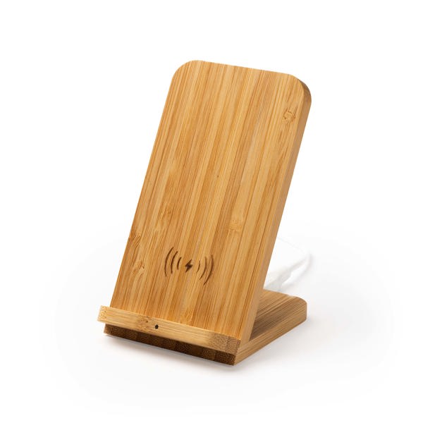 Încărcător wireless din bambus ATM GRAVITY – 3022 pentru personalizare