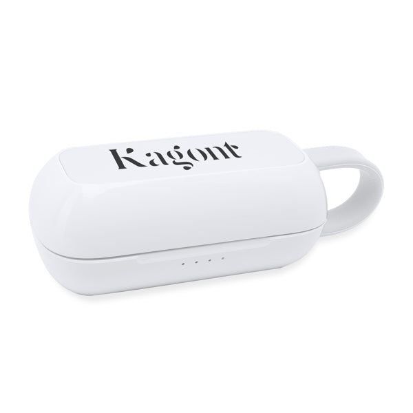 Căști wireless cu carcasă de încărcare ATM TRAP – 3025 pentru personalizare