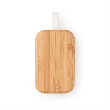 Căști wireless cu carcasă din bambus ATM BLUES – 3026 pentru personalizare