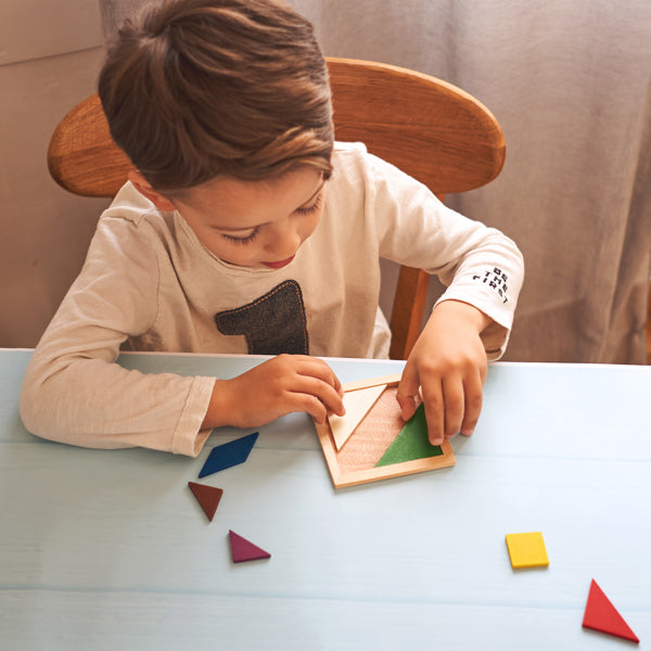 Puzzle Tangram din lemn ATM LEIS – 0111 pentru personalizare