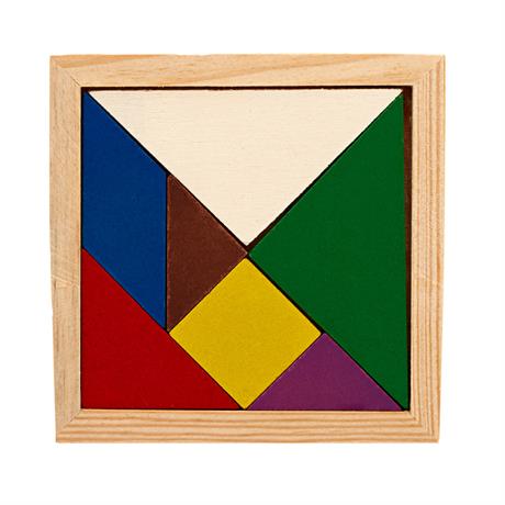 Puzzle Tangram din lemn ATM LEIS – 0111 pentru personalizare