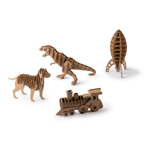 Puzzle 3D din carton kraft ATM FISAC – 1575 pentru personalizare