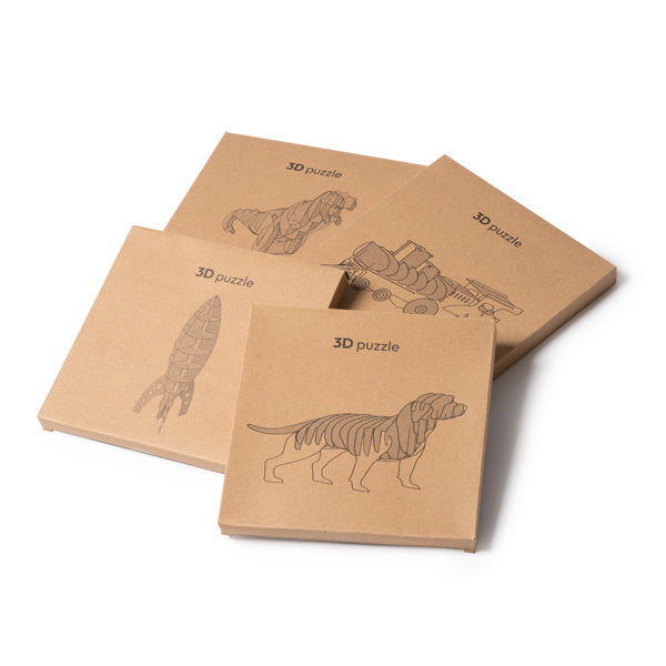 Puzzle 3D din carton kraft ATM FISAC – 1575 pentru personalizare