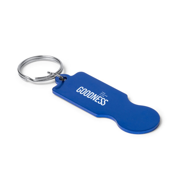 Breloc din aluminiu reciclat cu jeton ATM HORNET – 1556 pentru personalizare