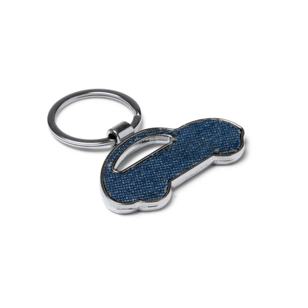 Breloc mașină din denim ATM CIVIC – 1595 pentru personalizare