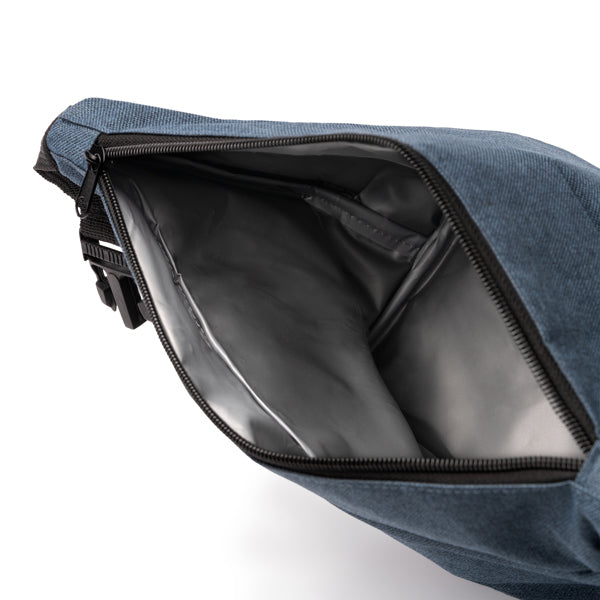 Geantă izotermă din RPET cu cataramă ATM POPLAR – Denim Melanj – fotografie 340